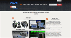 Desktop Screenshot of cavsusa.com